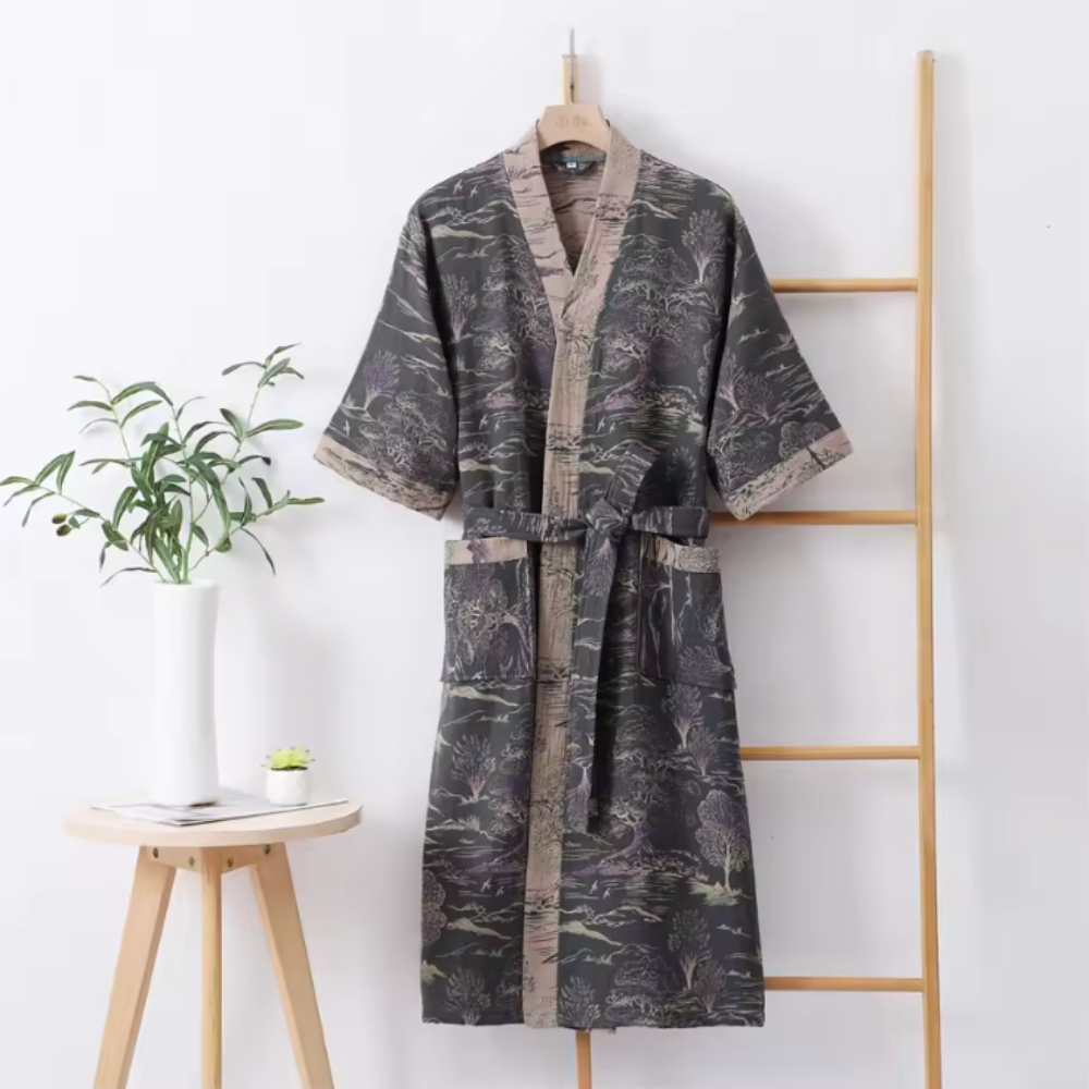 Szlafrok kimono unisex, wzór 10