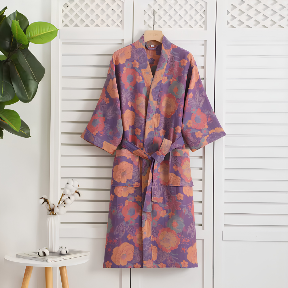 Szlafrok kimono unisex, wzór 13